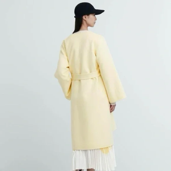 Uniqlo:C Double Face Wrap Coat - Picture 3 of 8
